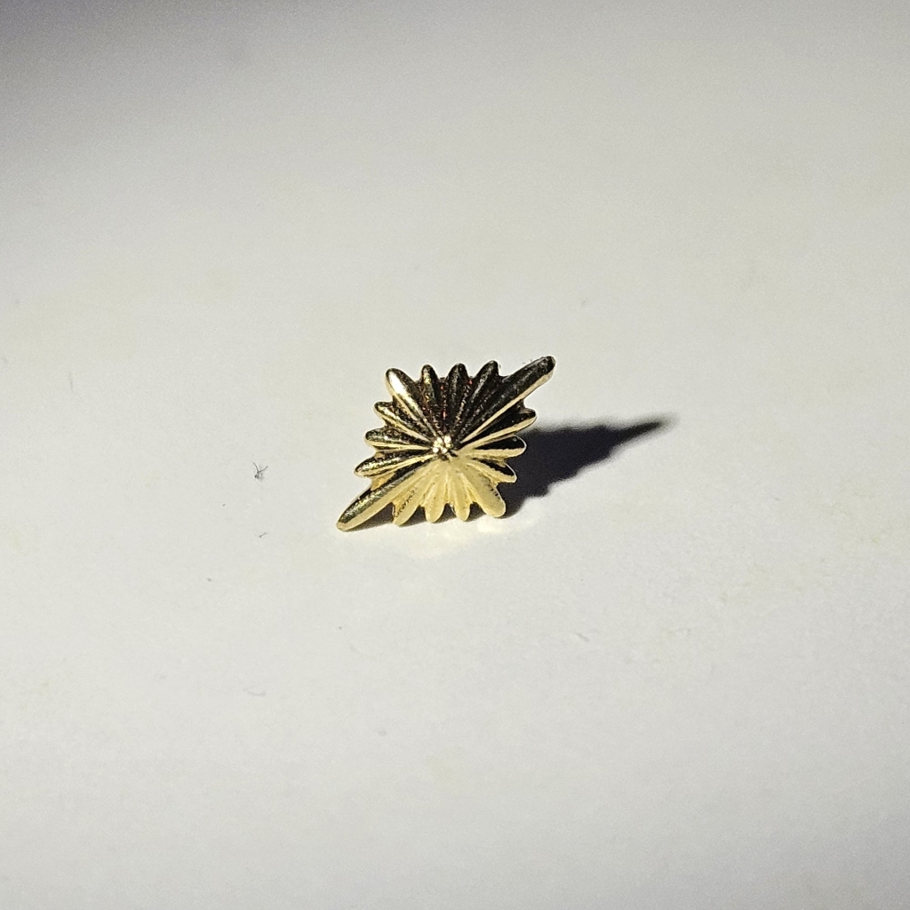 Regalia "4 Am" Solid Gold Threadless Piercing End - Used